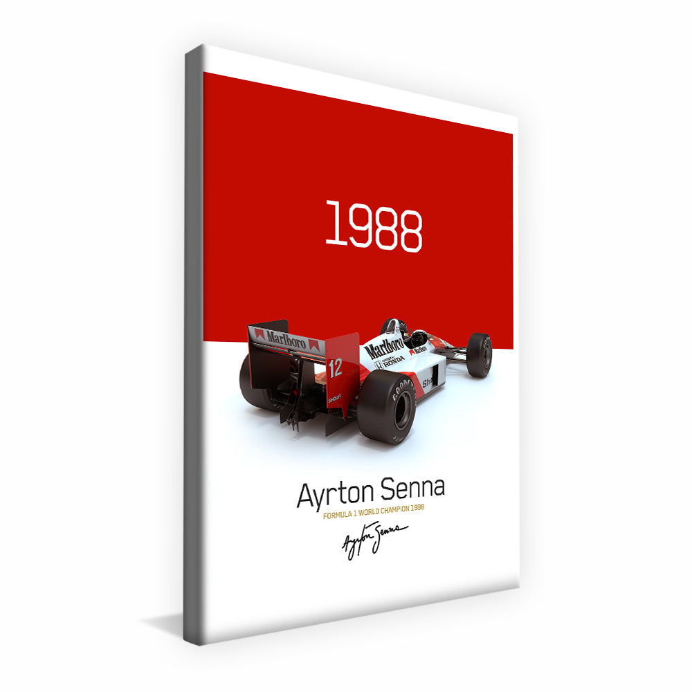 Senna McLaren 1988 V2433 Canvas