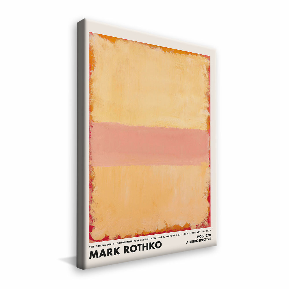 Mark Rothko Yellow, Pink, and Orange V2435 Canvas