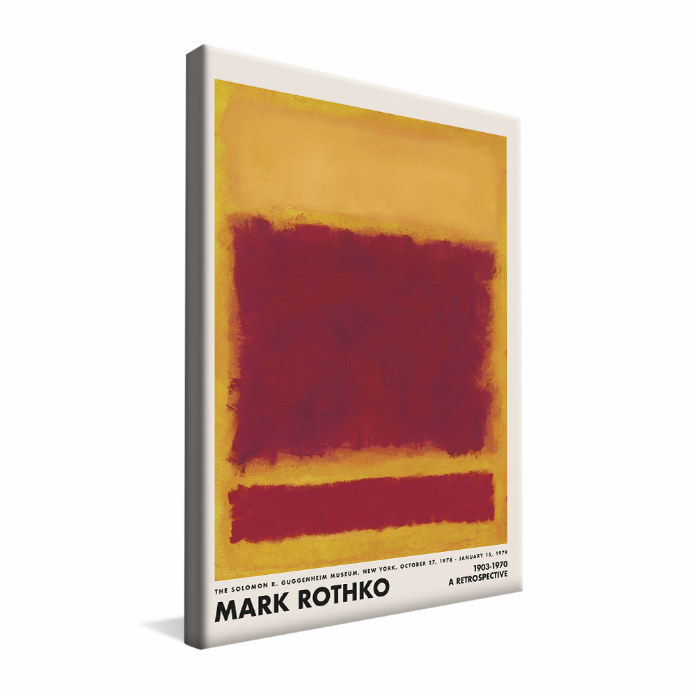 Mark Rothko Yellow and Red V2431 Canvas