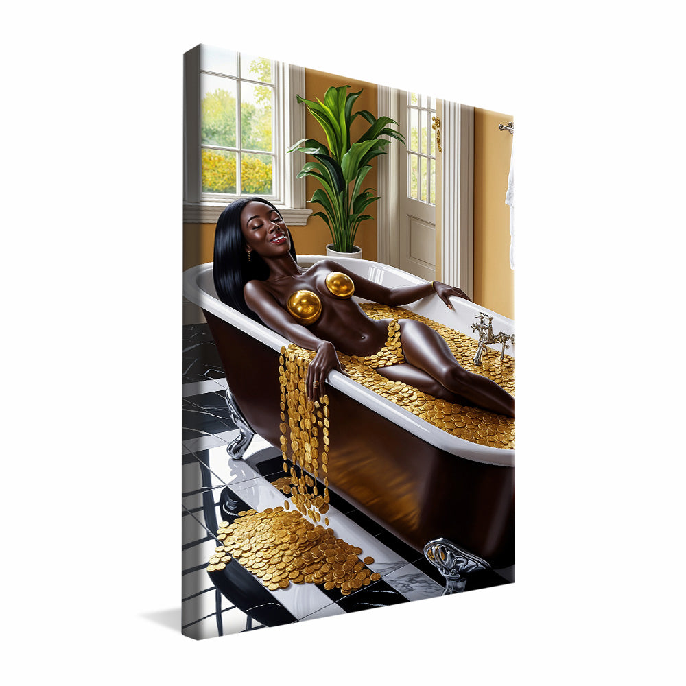 Lady of Gold V2474 Canvas