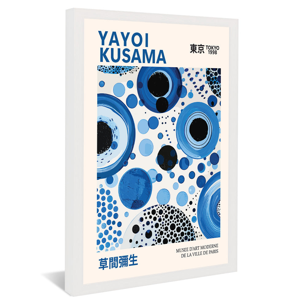 Yayoi Kusama Blue Circles V2423 Canvas