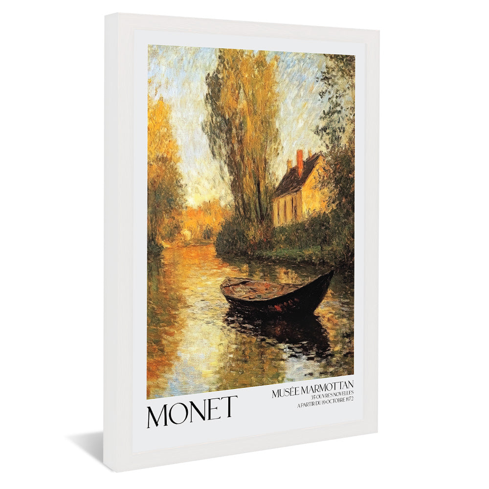 Claude Monet Cottage by the River V450 Canvas