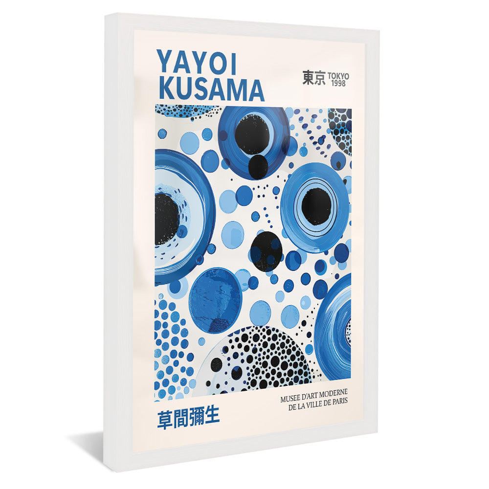 Yayoi Kusama Blue Circles V2423 Canvas