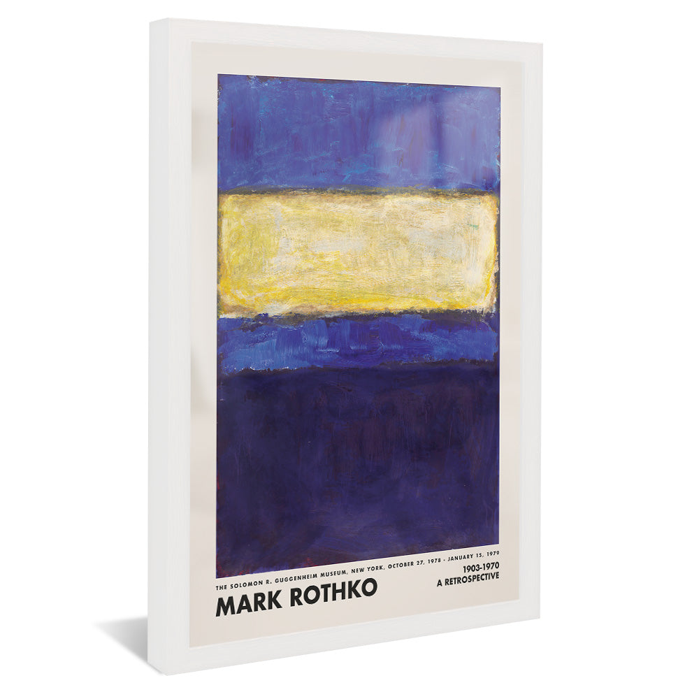 Mark Rothko blue and Yellow V2429 Canvas