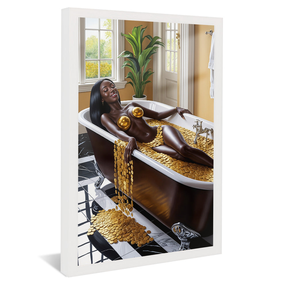 Lady of Gold V2474 Canvas