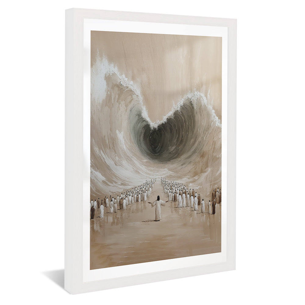 Painting of Moses Parting the Red Sea V2479 Canvas