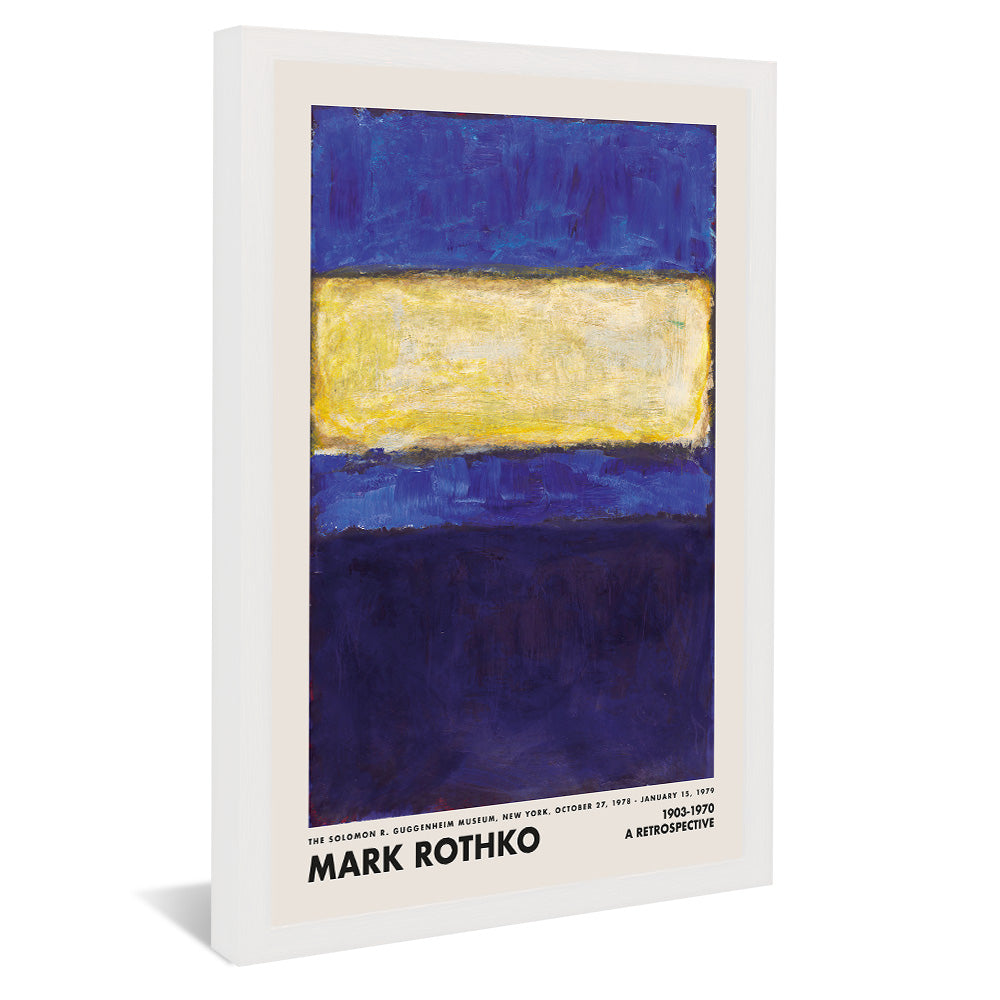 Mark Rothko blue and Yellow V2429 Canvas