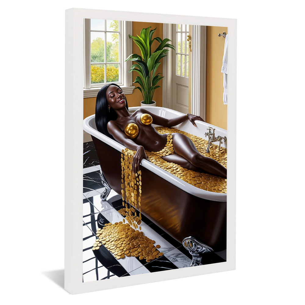 Lady of Gold V2474 Canvas