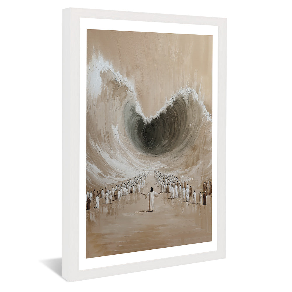Painting of Moses Parting the Red Sea V2479 Canvas