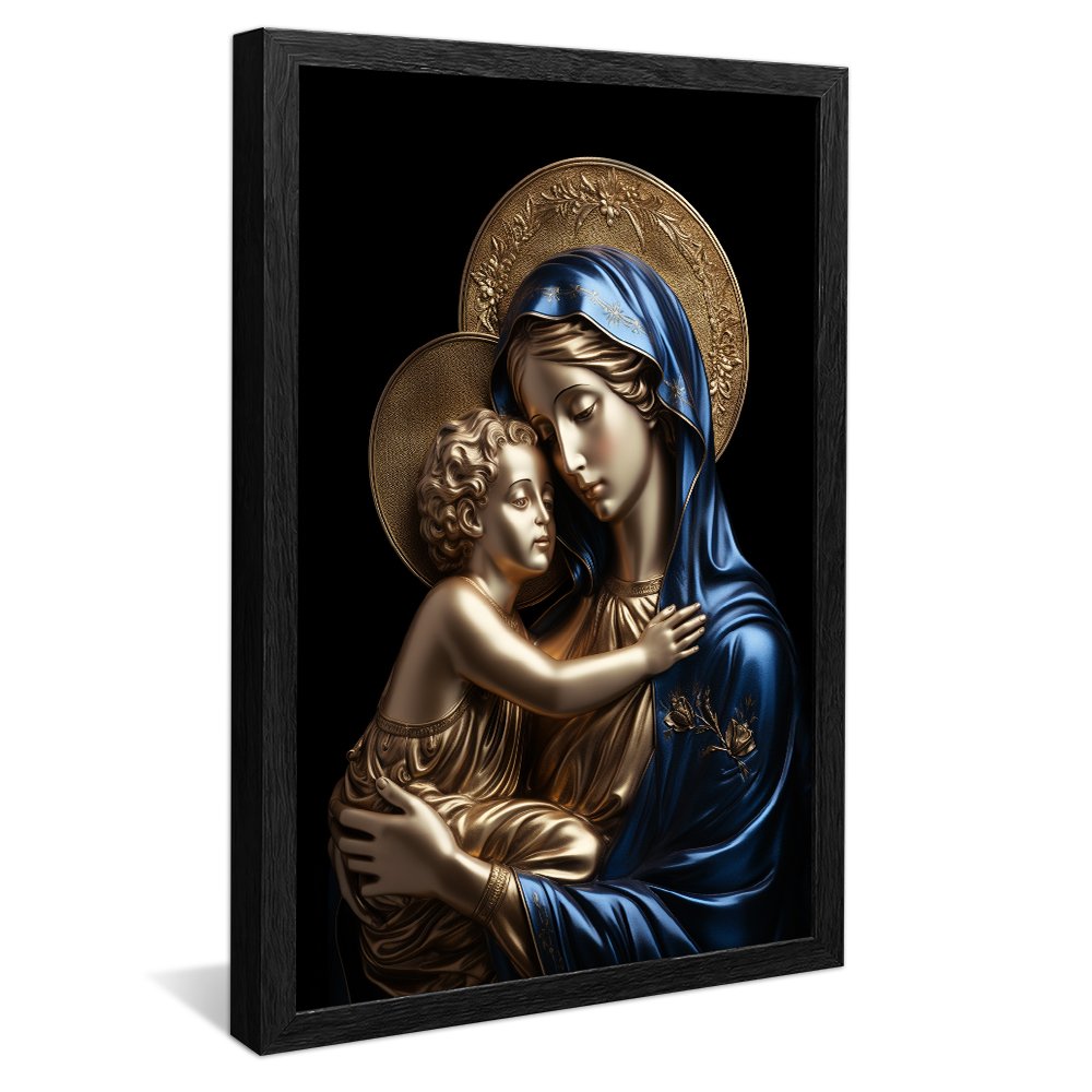 Baby Jesus and Virgin Mary v777 Canvas