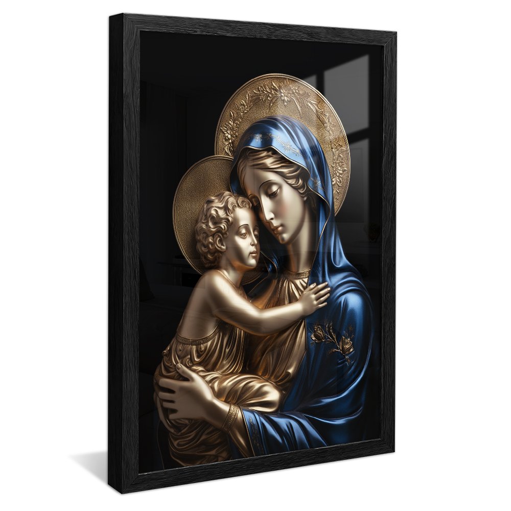 Baby Jesus and Virgin Mary v777 Canvas