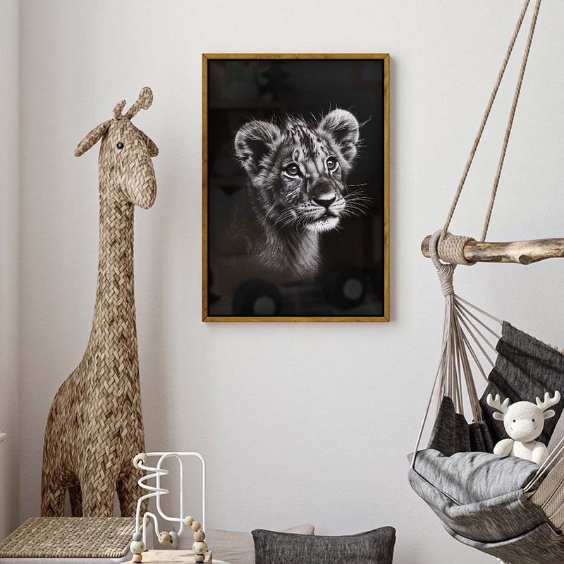 Baby Lion V1818 Canvas