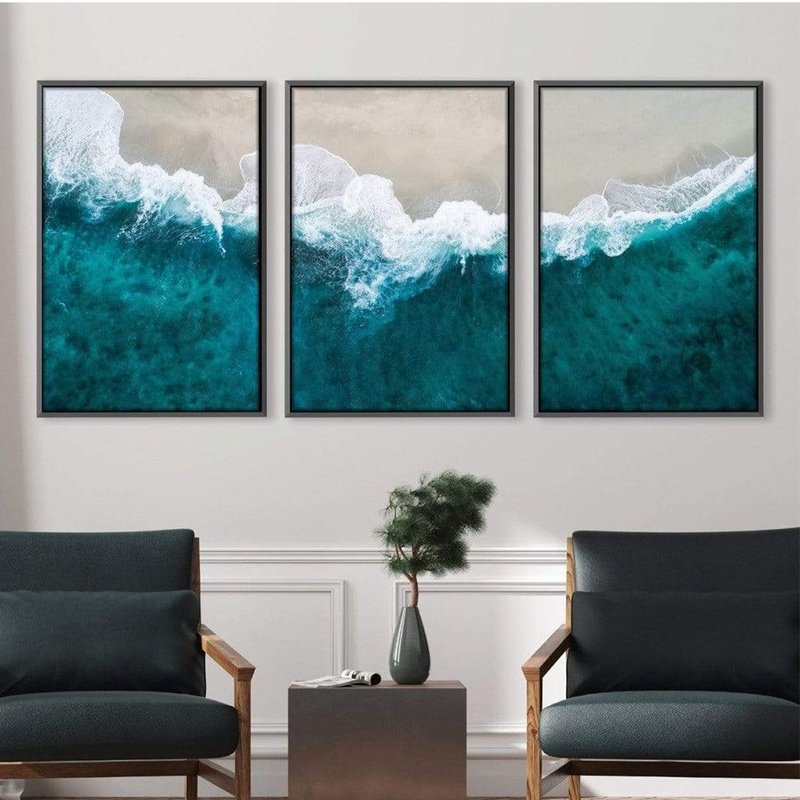 Beach Art 3 -screens Kit Canvas