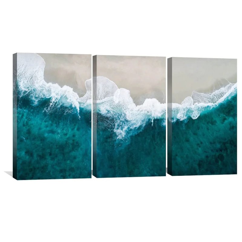 Beach Art 3 -screens Kit Canvas
