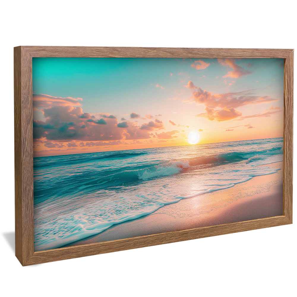 Beach and Waves V1173 Canvas