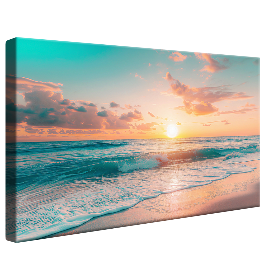 Beach and Waves V1173 Canvas