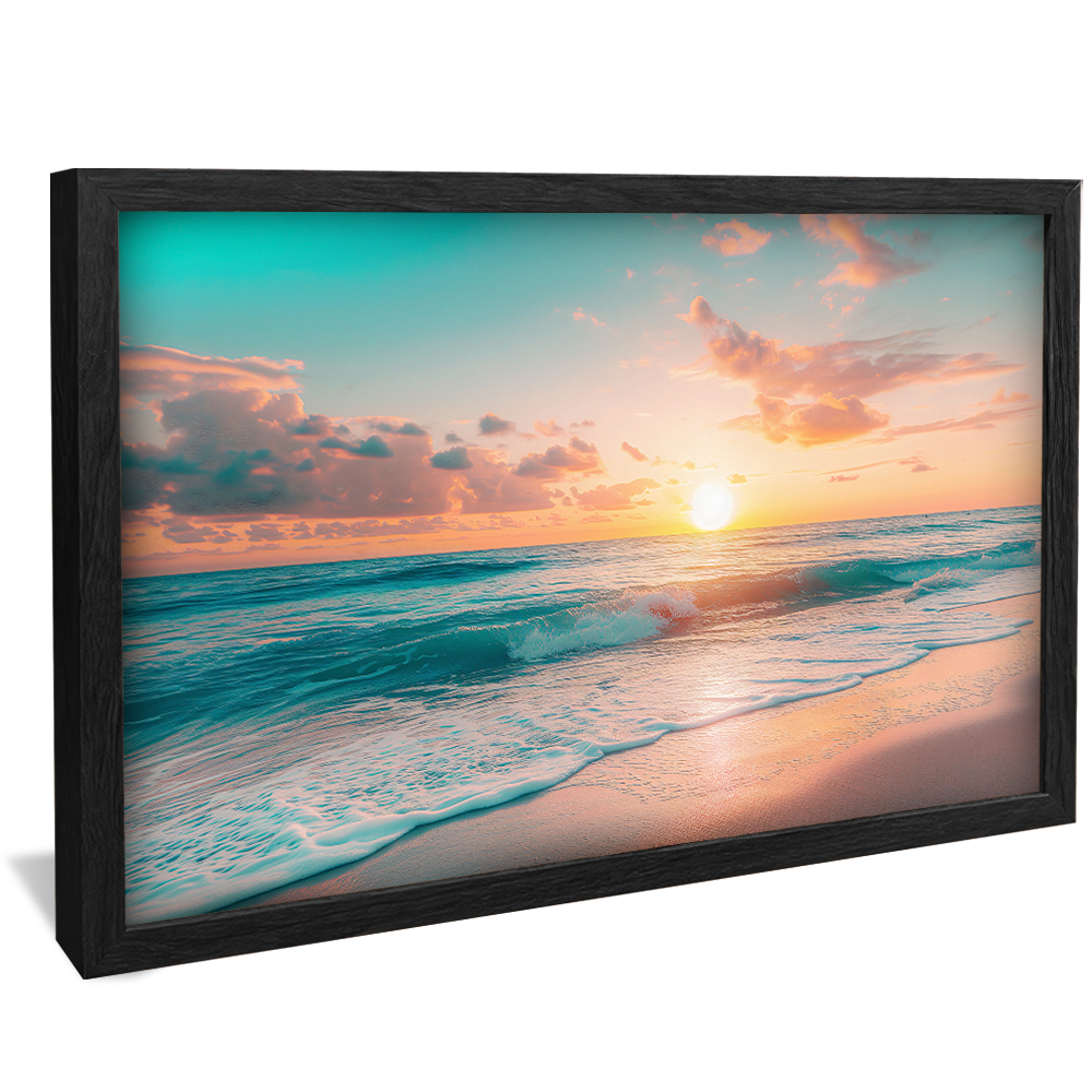 Beach and Waves V1173 Canvas