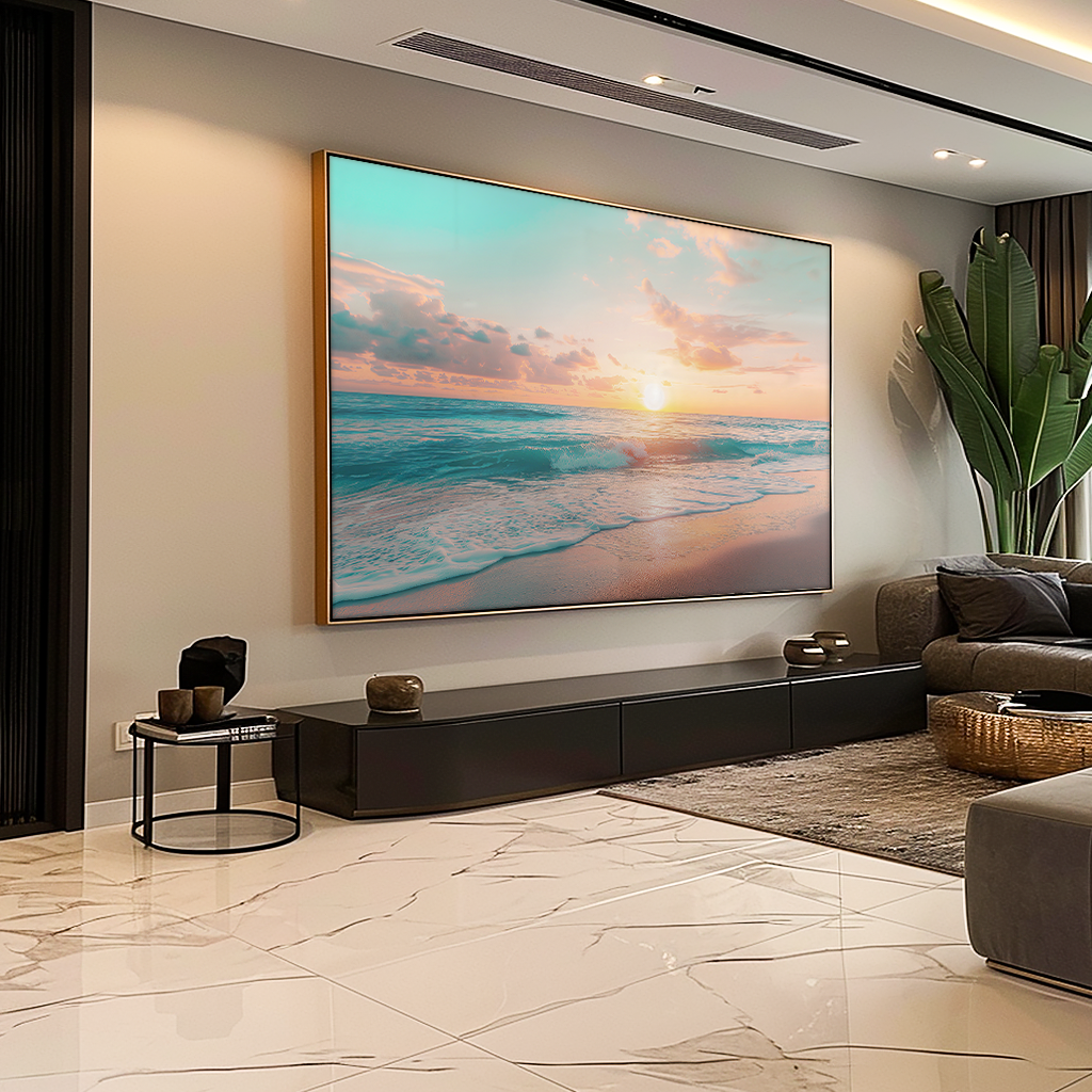 Beach and Waves V1173 Canvas