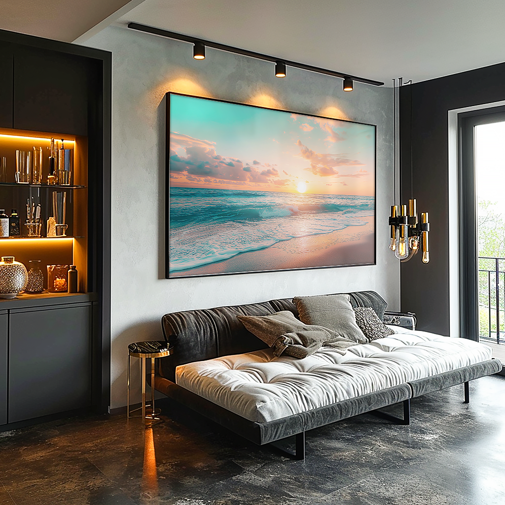Beach and Waves V1173 Canvas