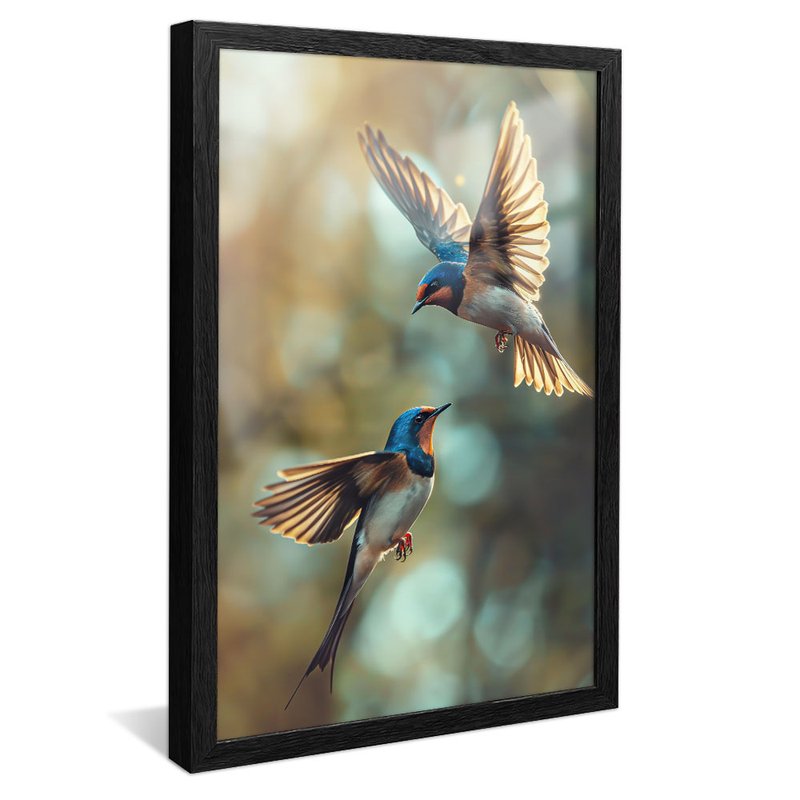 Bird Couple Flying V1777 Canvas