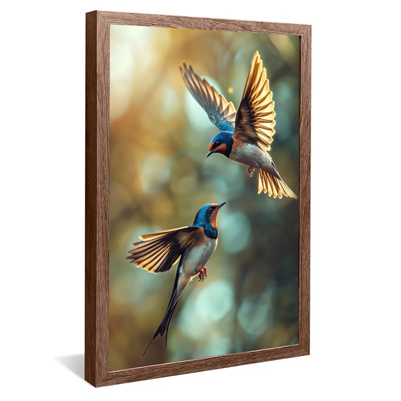 Bird Couple Flying V1777 Canvas