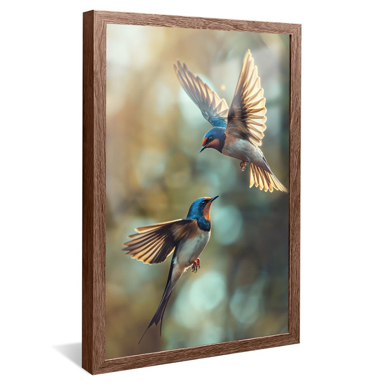 Bird Couple Flying V1777 Canvas