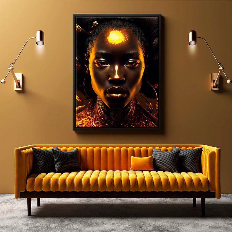 Black Gold Luxury Art Canvas