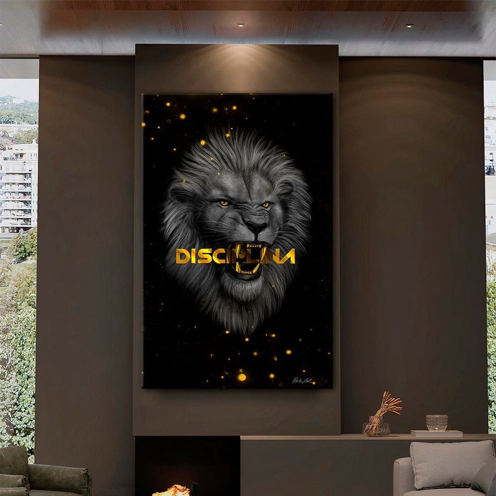 Black Lion Canvas