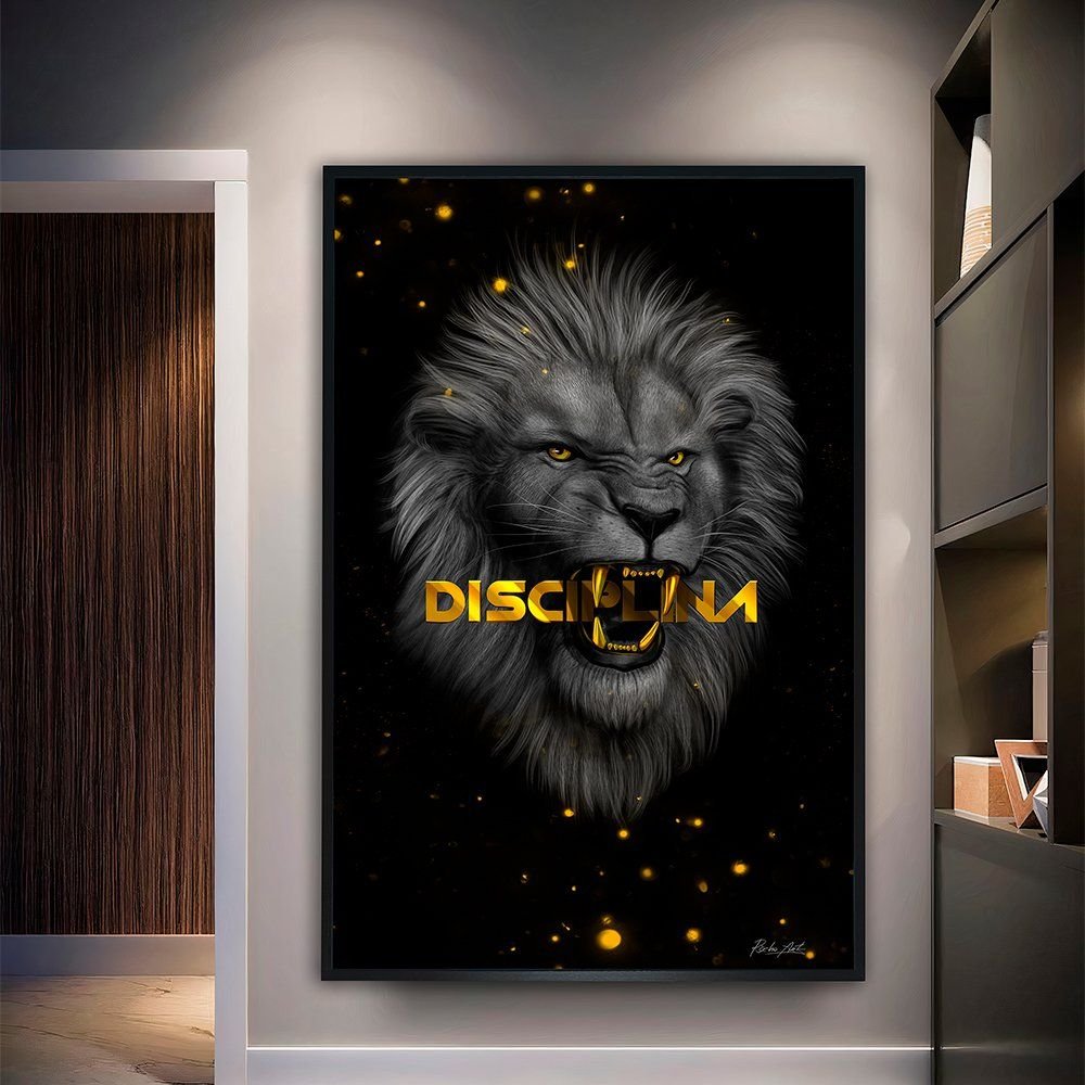 Black Lion Canvas