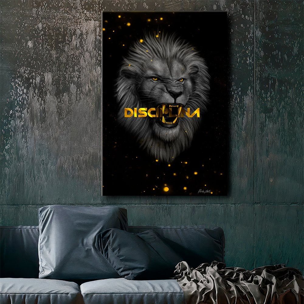 Black Lion Canvas