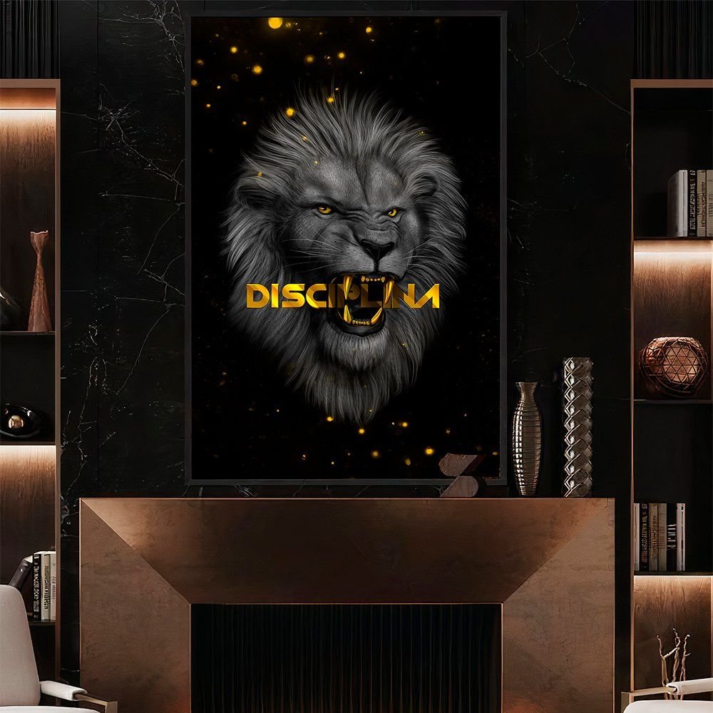 Black Lion Canvas