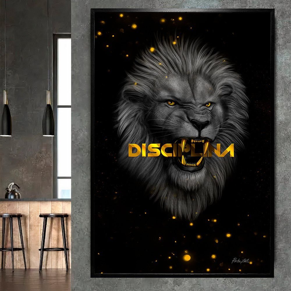 Black Lion Canvas