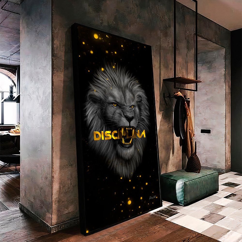 Black Lion Canvas