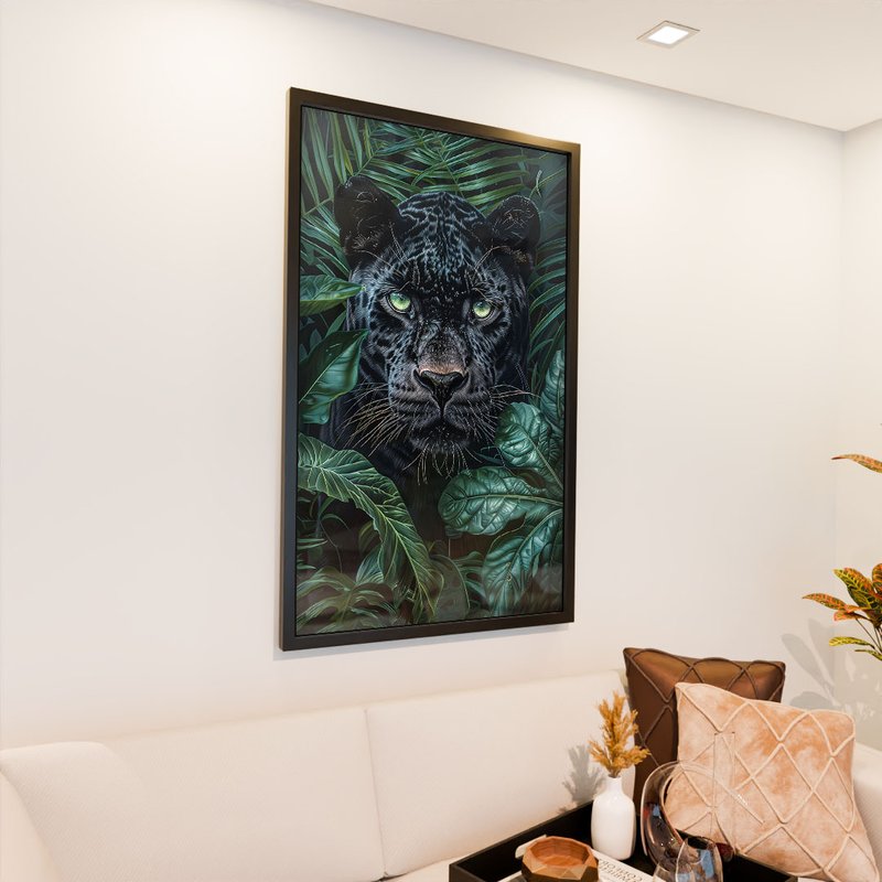 Black Panther and Nature V1949 Canvas