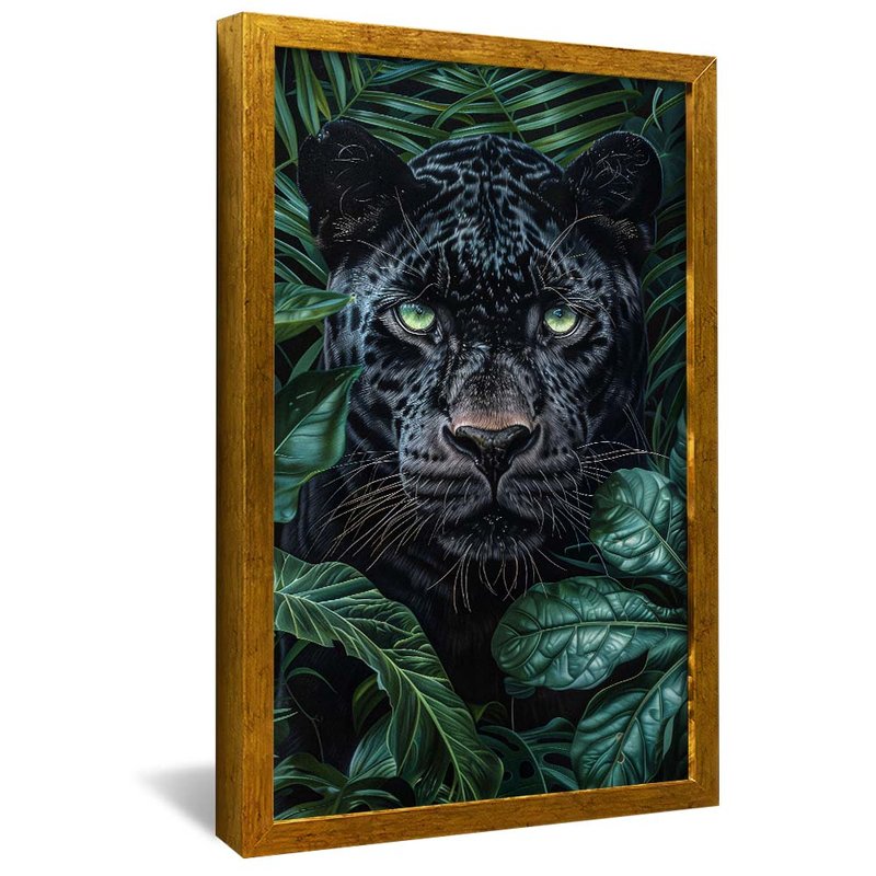 Black Panther and Nature V1949 Canvas