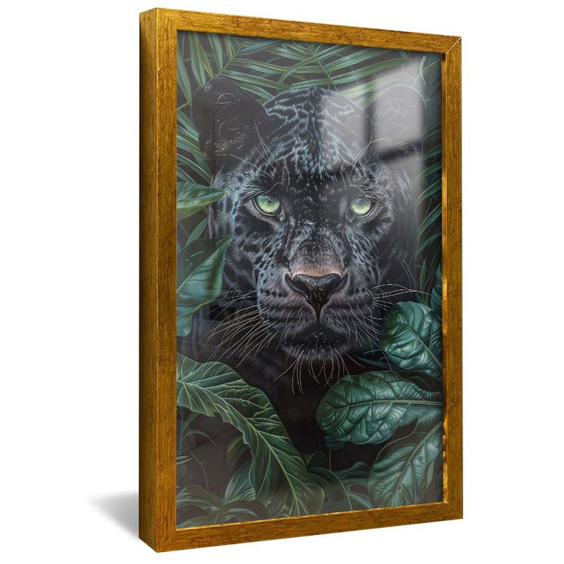 Black Panther and Nature V1949 Canvas