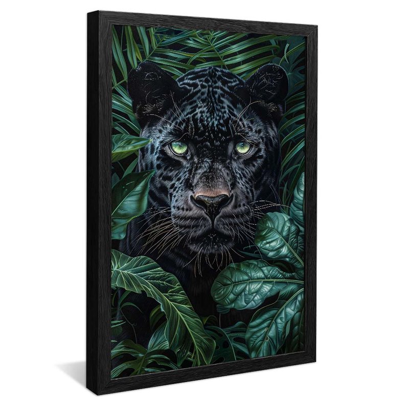 Black Panther and Nature V1949 Canvas