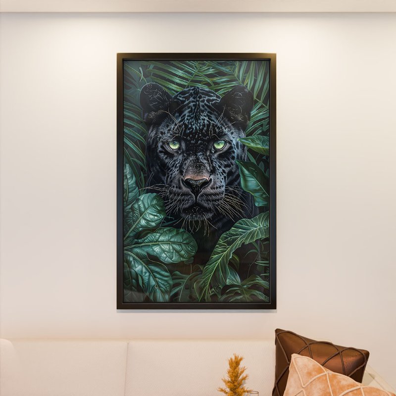 Black Panther and Nature V1949 Canvas