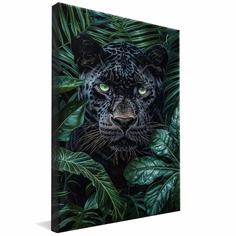 Black Panther and Nature V1949 Canvas