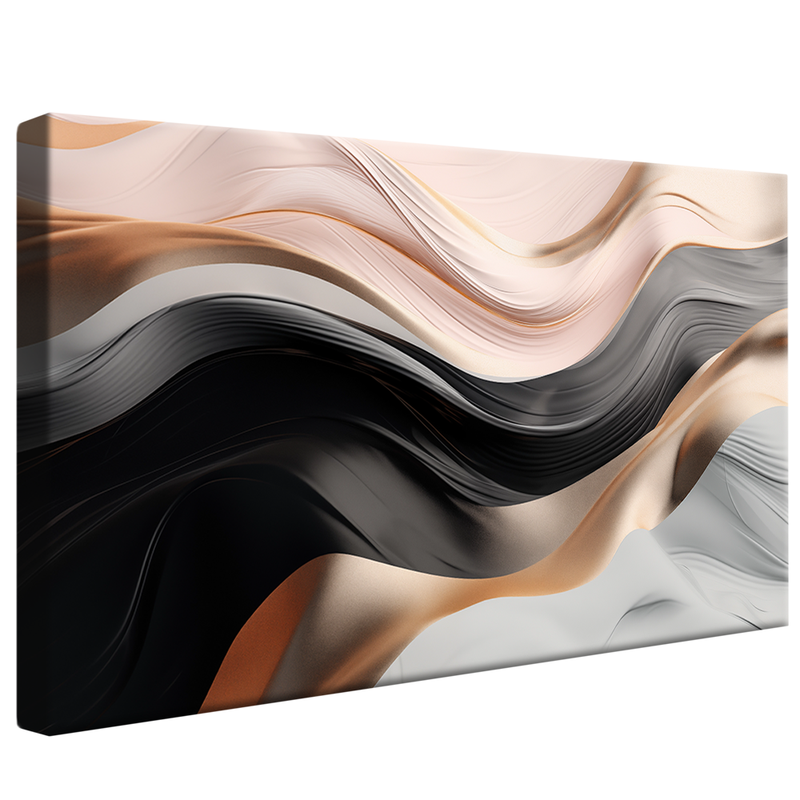 Black Rose Marble V980 Canvas