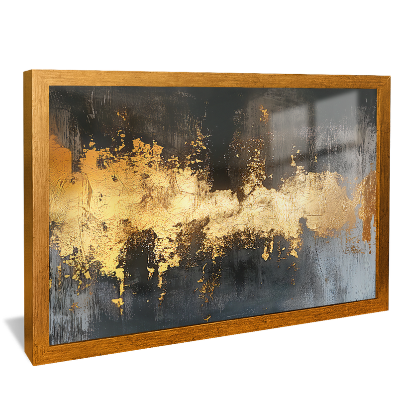 Black and Gold Wall V1127 Canvas