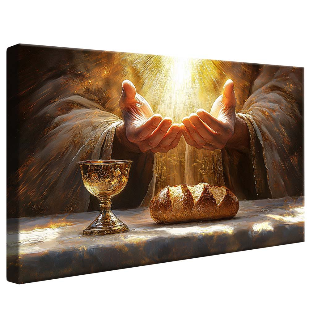 Blessed Bread and Wine V2024 Canvas