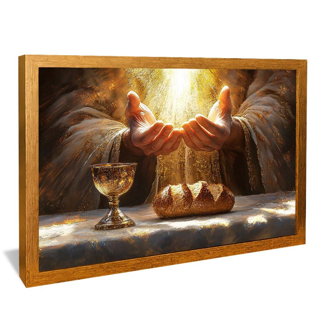 Blessed Bread and Wine V2024 Canvas