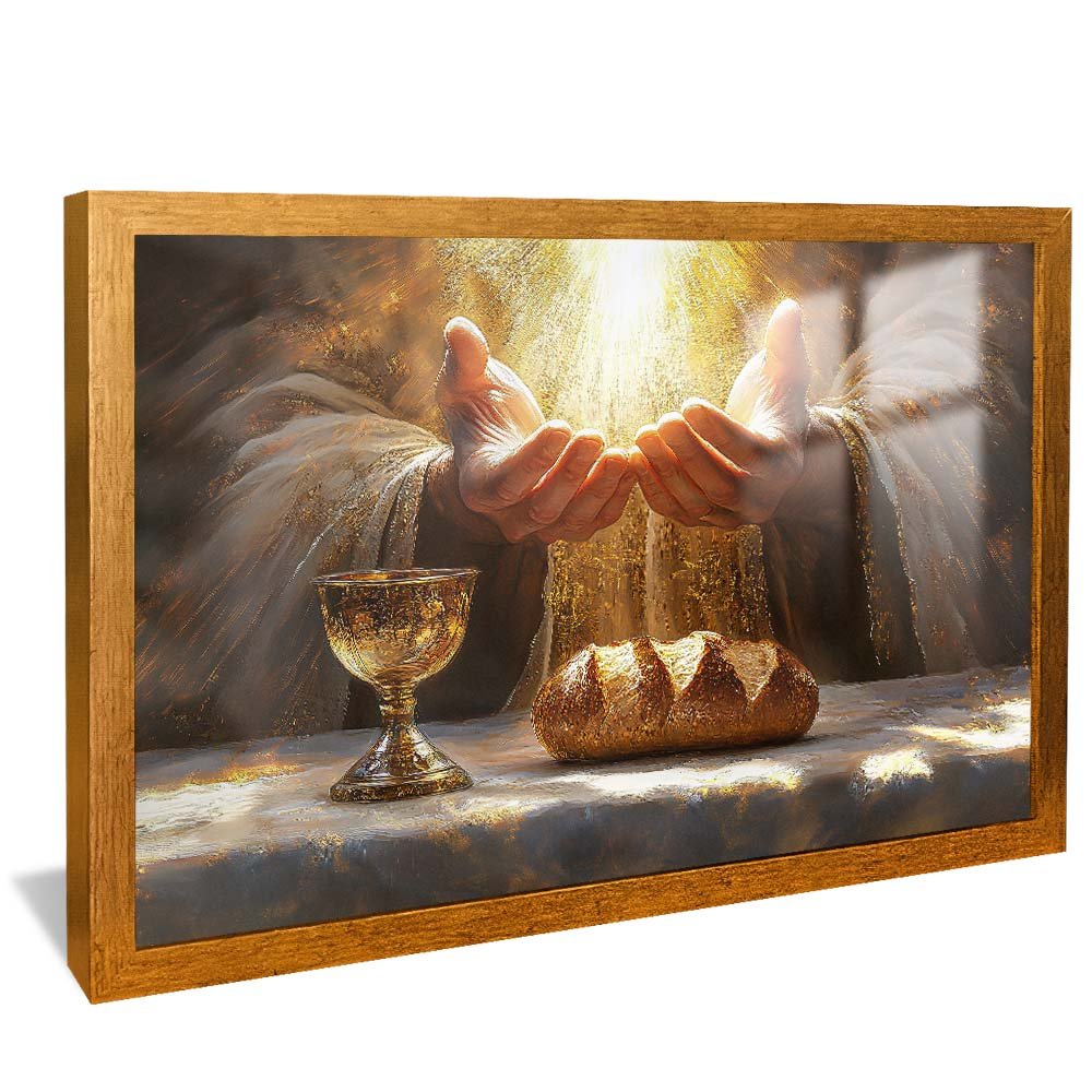 Blessed Bread and Wine V2024 Canvas