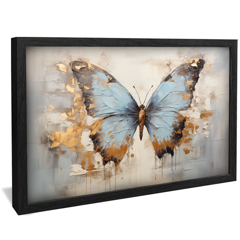 Blue Butterfly V847 Canvas