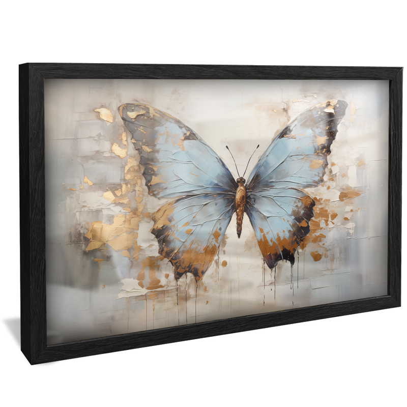 Blue Butterfly V847 Canvas
