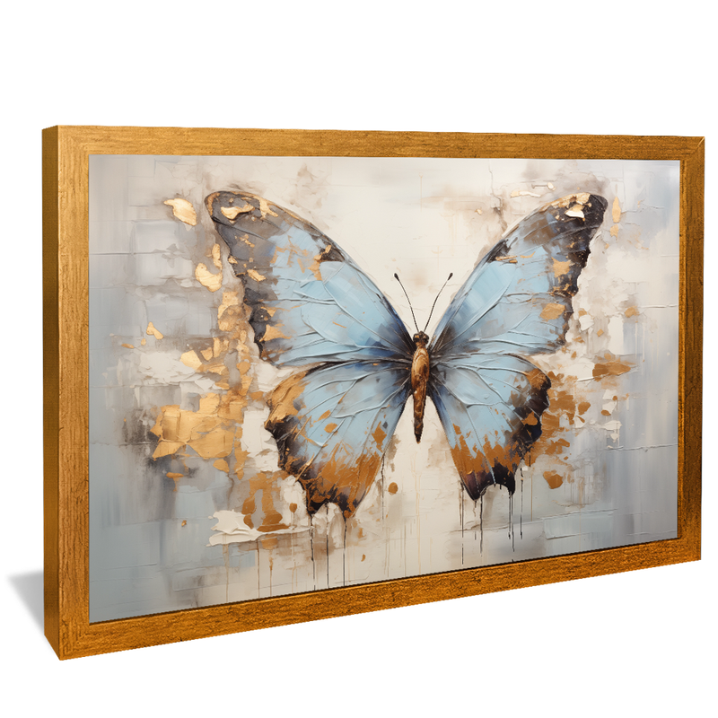 Blue Butterfly V847 Canvas