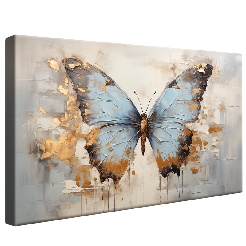 Blue Butterfly V847 Canvas