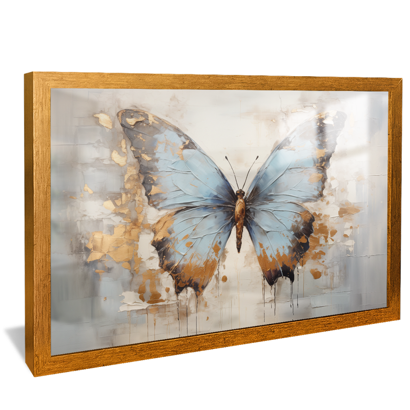 Blue Butterfly V847 Canvas