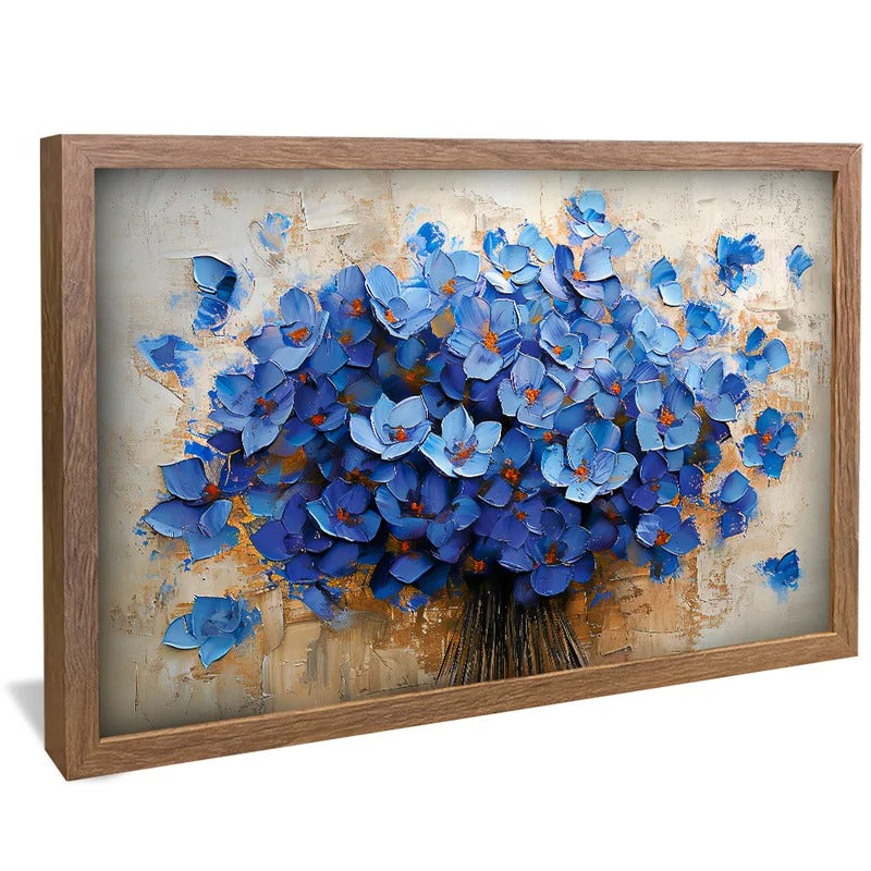 Blue Flowers V1273 Canvas